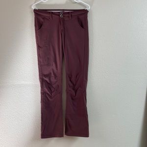 PrAna Halle Pants, Maroon. Excellent, Gently used.